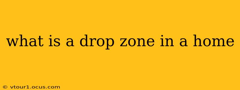 what is a drop zone in a home