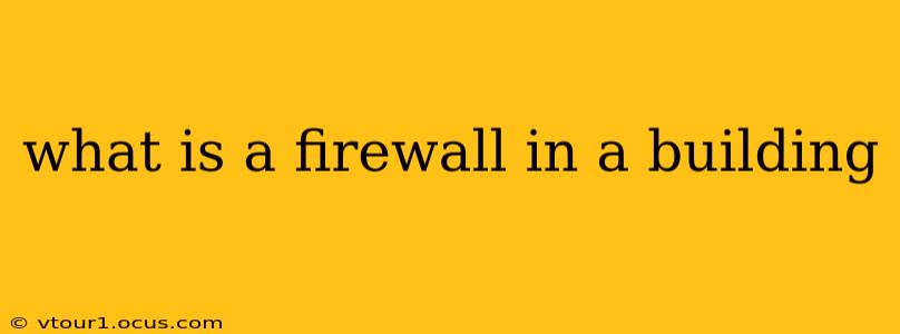 what is a firewall in a building