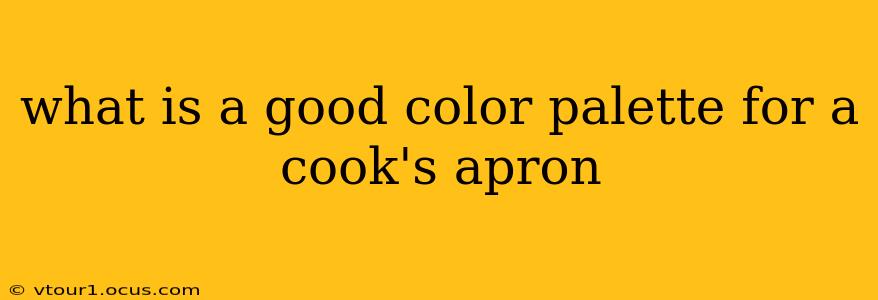 what is a good color palette for a cook's apron