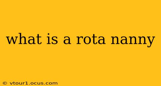 what is a rota nanny
