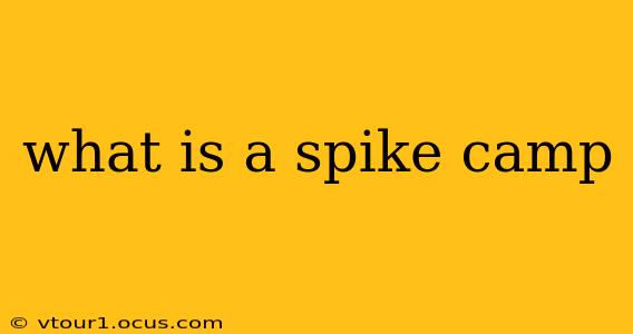 what is a spike camp
