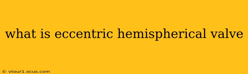 what is eccentric hemispherical valve