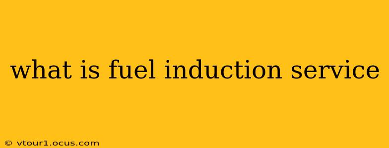 what is fuel induction service