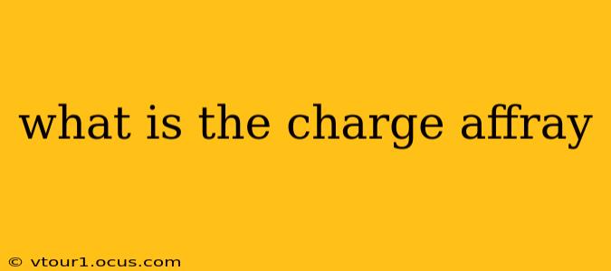 what is the charge affray