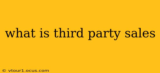 what is third party sales