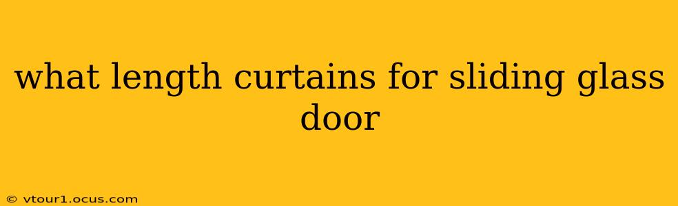 what length curtains for sliding glass door