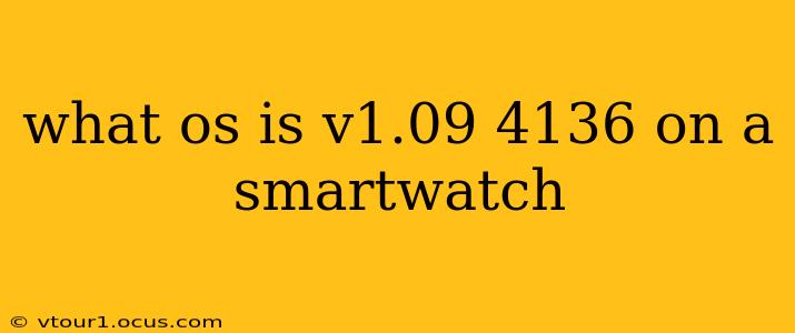 what os is v1.09 4136 on a smartwatch