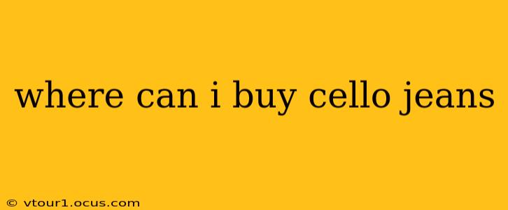 where can i buy cello jeans