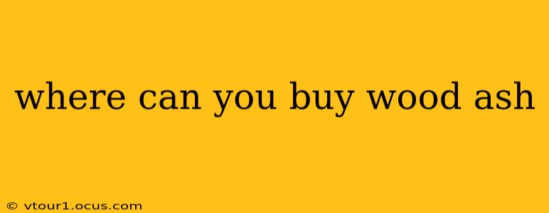 where can you buy wood ash