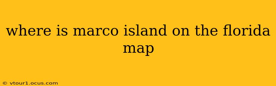 where is marco island on the florida map