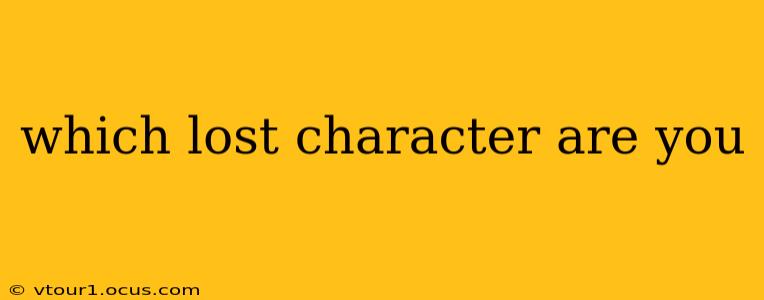 which lost character are you