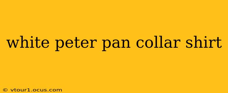 white peter pan collar shirt