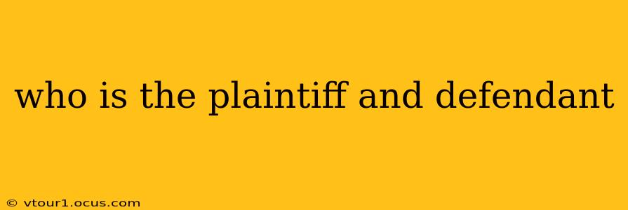 who is the plaintiff and defendant