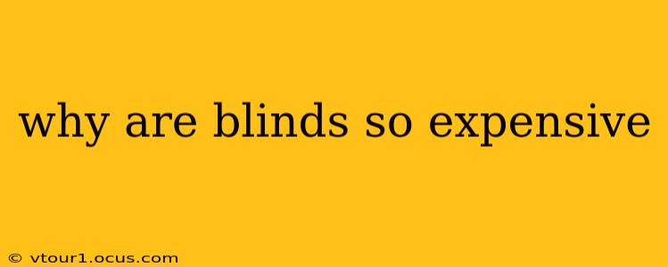 why are blinds so expensive