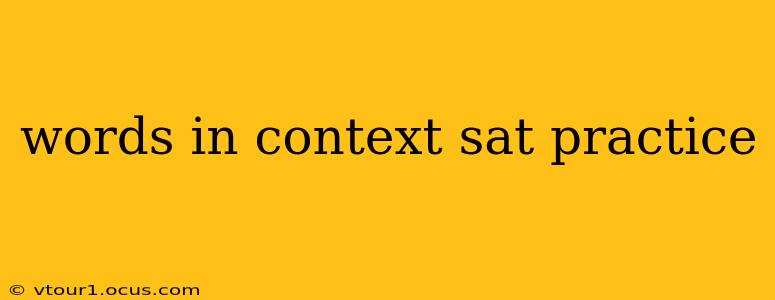 words in context sat practice