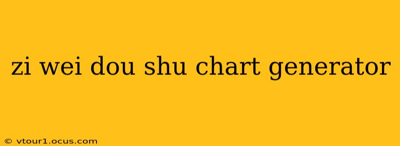 zi wei dou shu chart generator